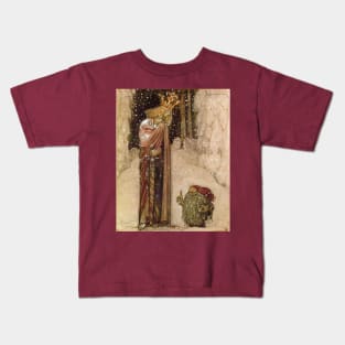 Fairy Prince and Tomten - John Bauer Kids T-Shirt